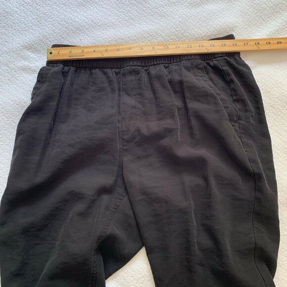 Old Navy black high rise pull on elastic waist joggers pants casual bottoms - Picture 9 of 11